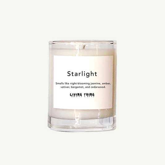 Starlight Votive Candle: Jasmine, Cedarwood + Amber