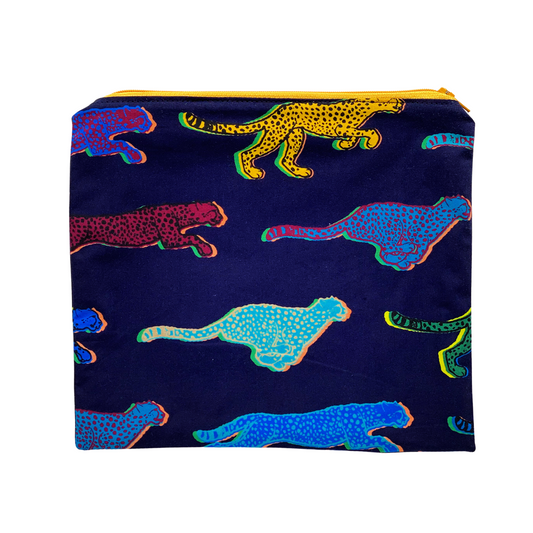 Zipper Pouch - Cheetahs