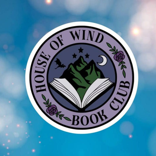 House of Wind Book Club Sticker