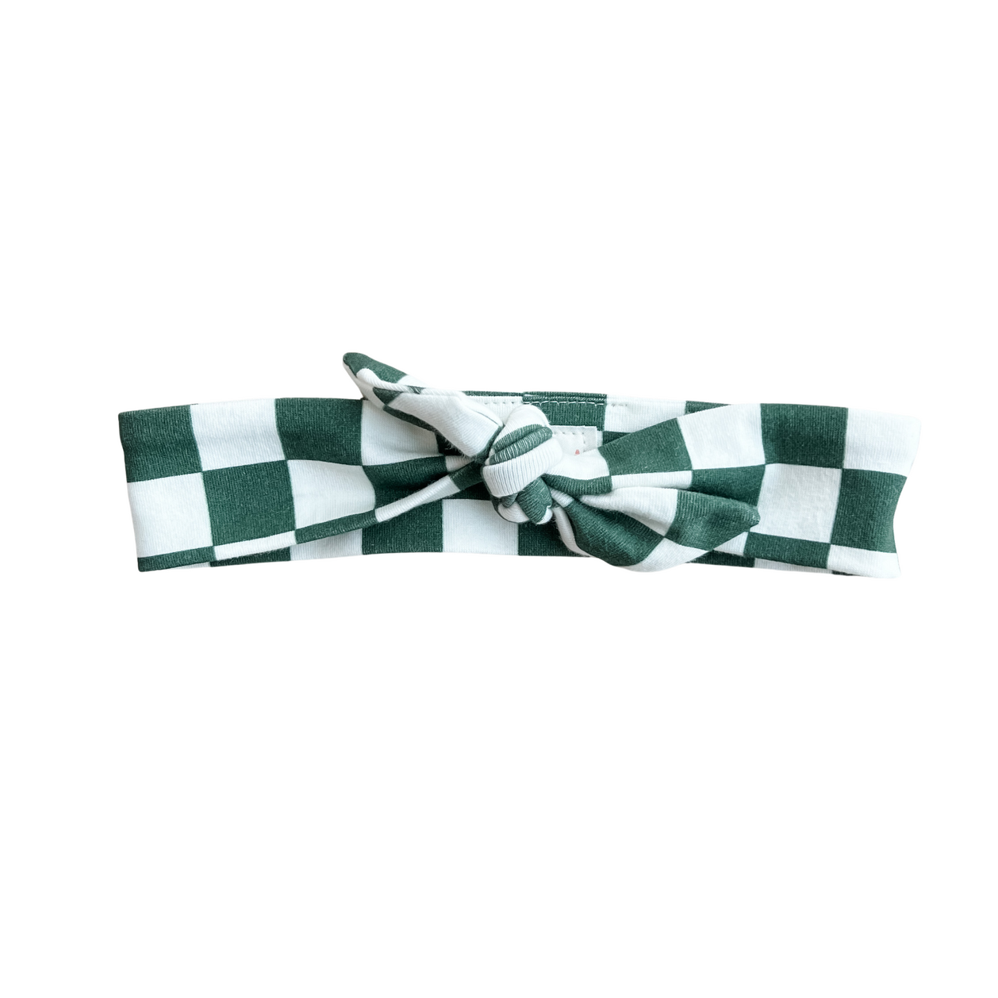 Headbands for Everyone - Green Checkers